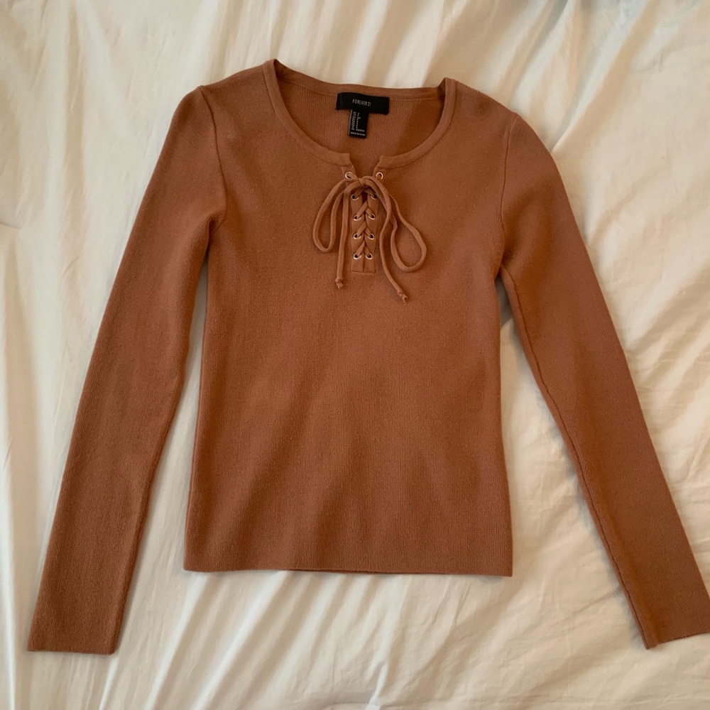 forever 21 tied top